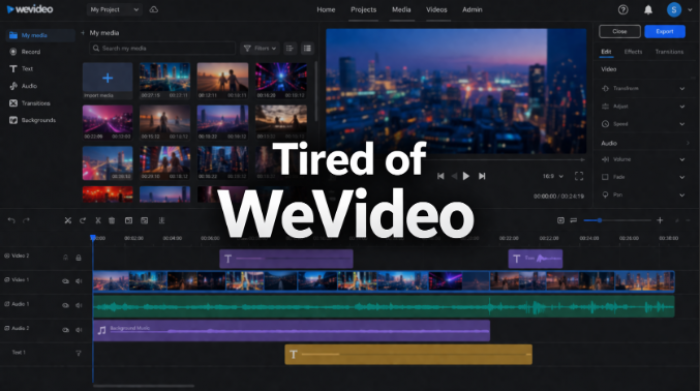 WeVideo Is Falling Behind. These 7 Alternatives Are Taking Over