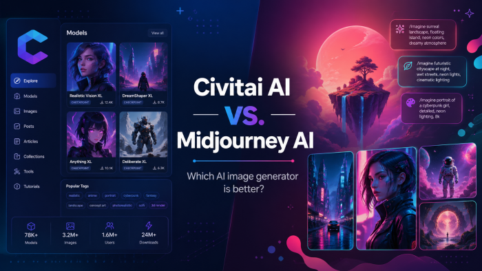 Civitai vs. Midjourney: I Tested 60,000+ Generations -  Here's Who Actually Wins in 2026