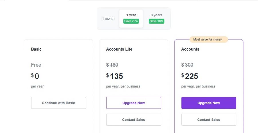 Refrens Pricing Screenshot