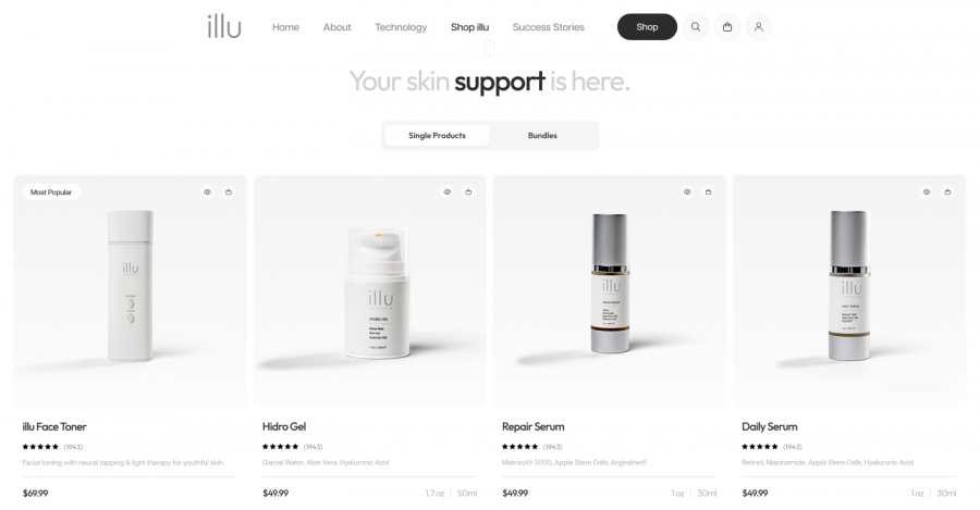 Illu Skin Pricing Screenshot