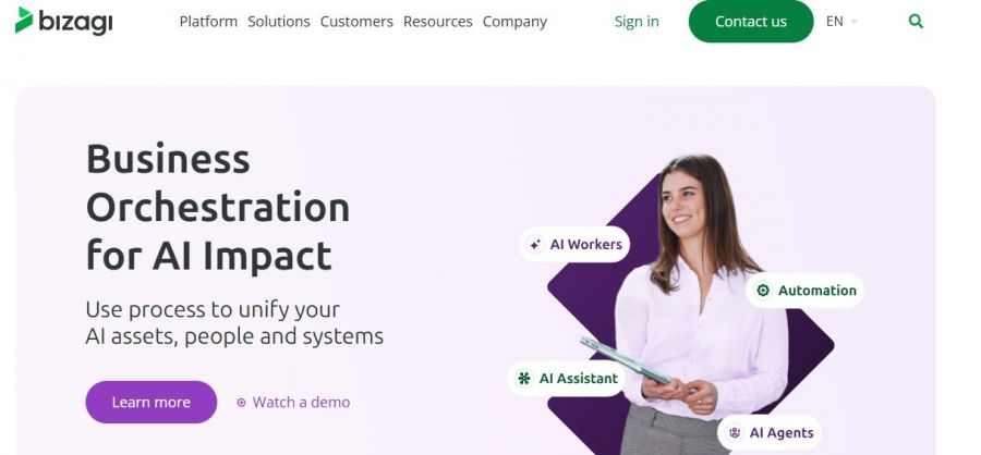 Bizagi Pricing Screenshot