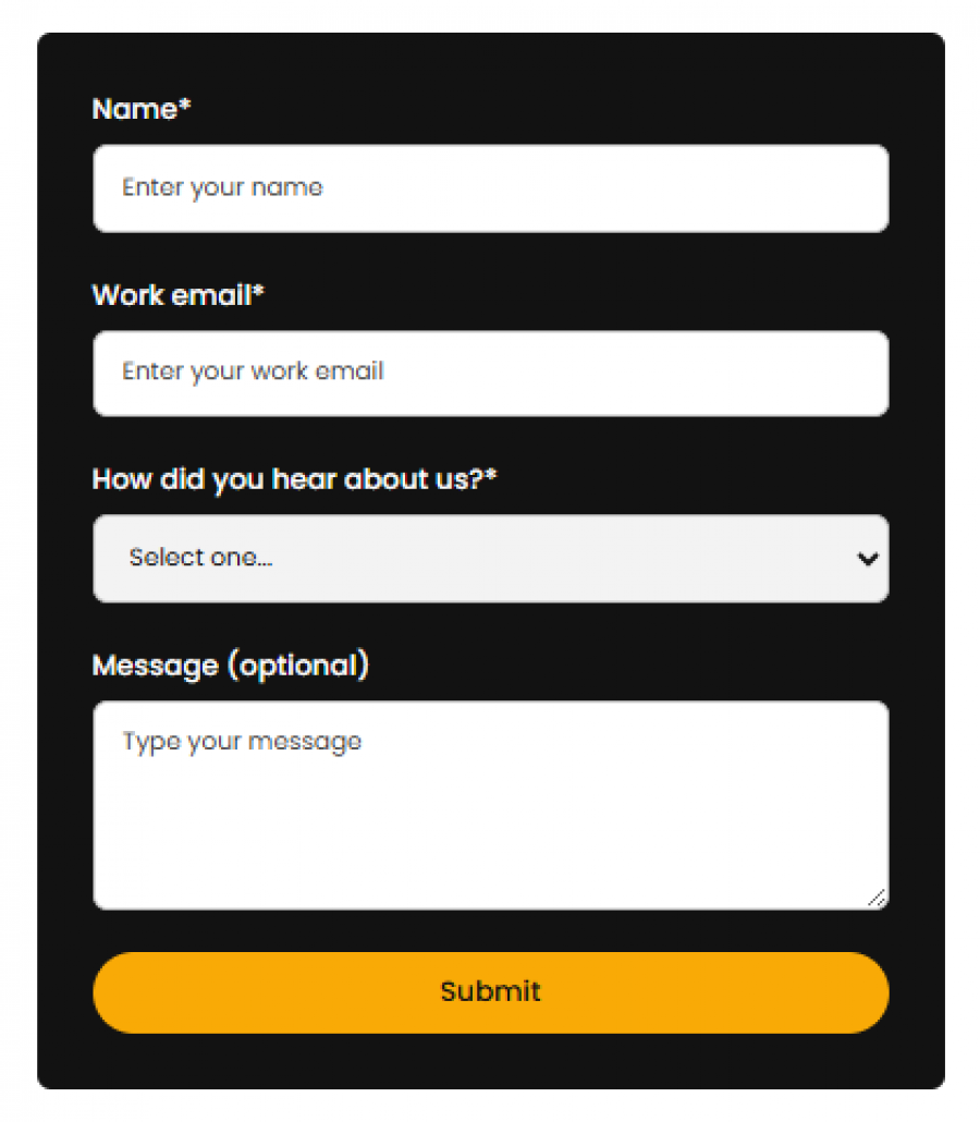 DataSpan Pricing Screenshot