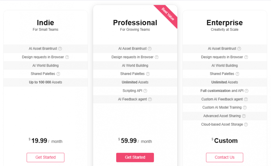 PrometheanAI Pricing Screenshot