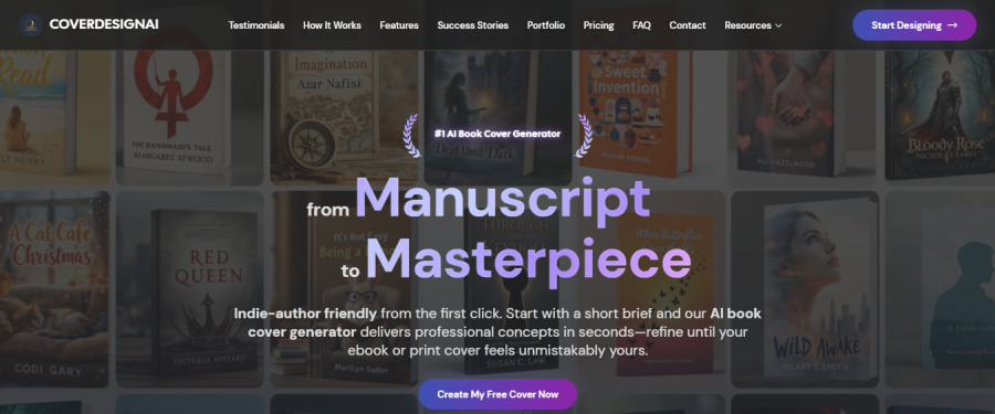 CoverDesignAI Pricing Screenshot
