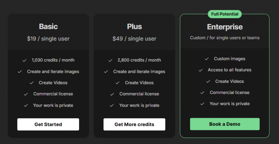 Resleeve Pricing Screenshot