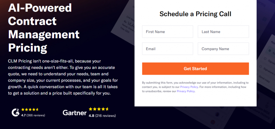 Linksquares Pricing Screenshot