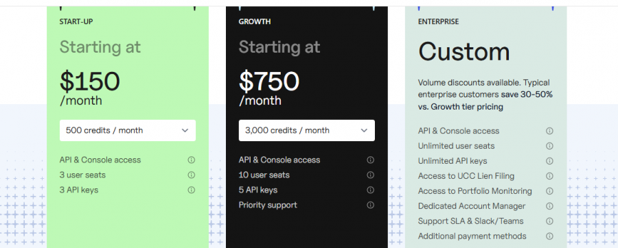 Baselayer Pricing Screenshot