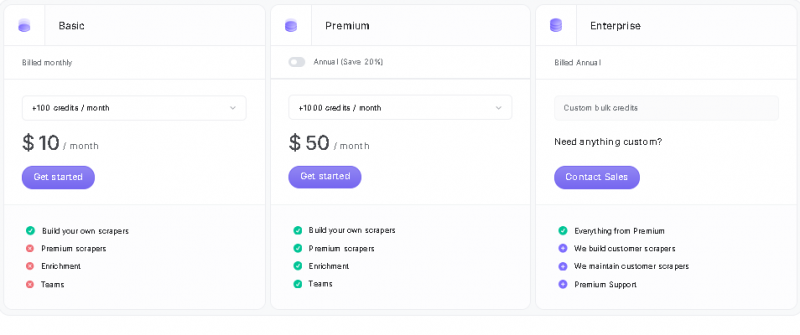 Bardeen AI Pricing Screenshot