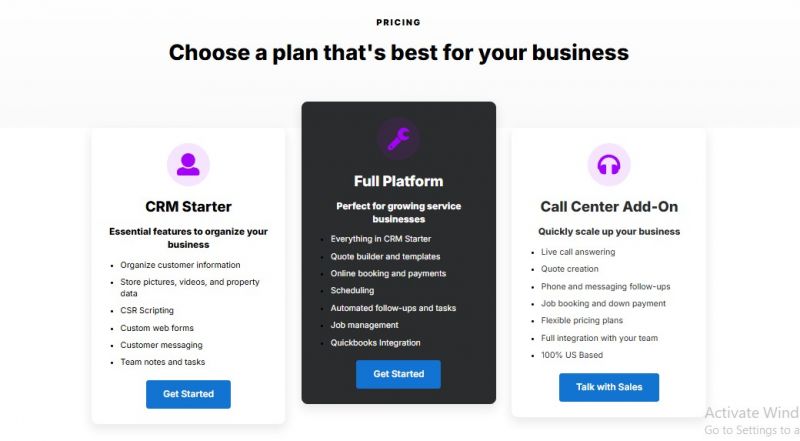 BidClips Pricing Screenshot