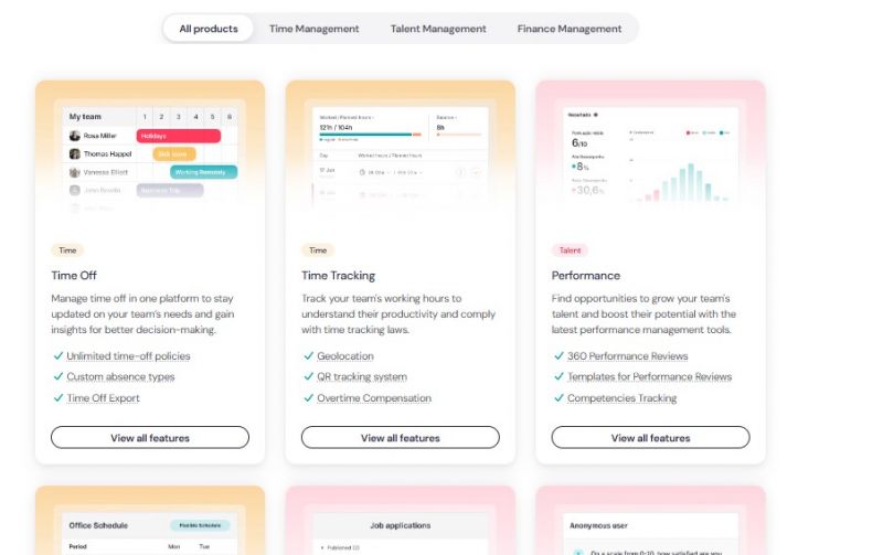 Factorial HR Pricing Screenshot