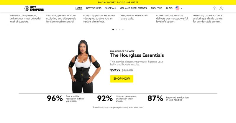Hot Shapers Pricing Screenshot