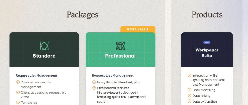 Suralink Pricing Screenshot