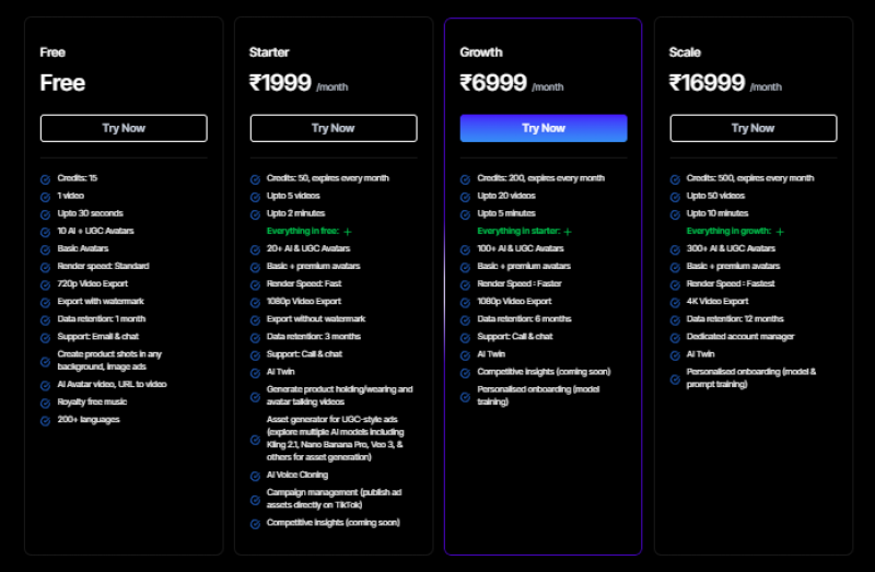 Tagshop AI Pricing Screenshot