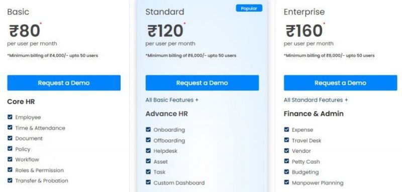 Zimyo Pricing Screenshot