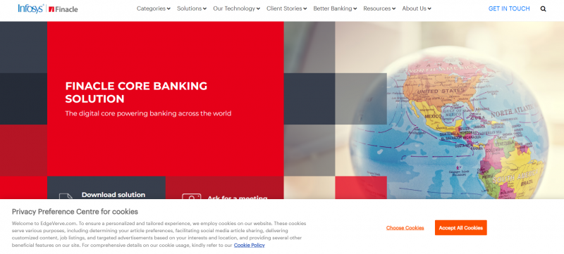 Finacle Home Page