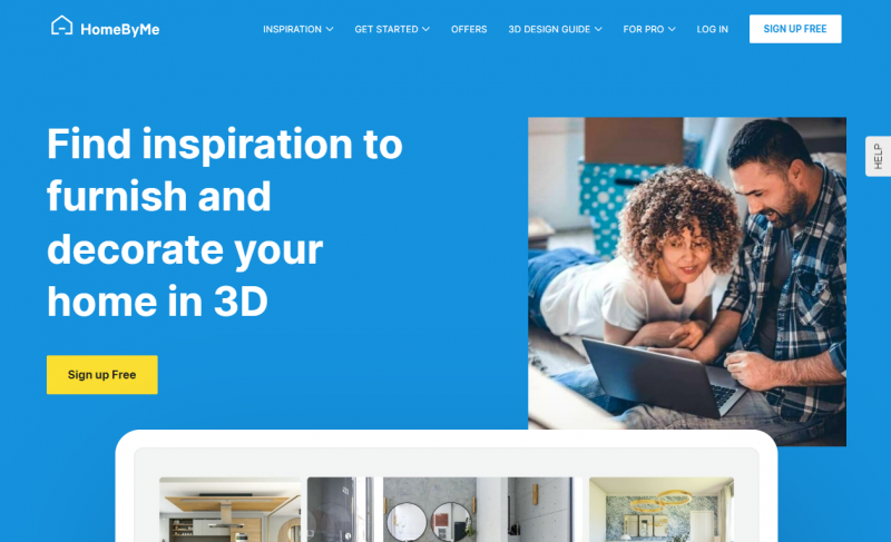HomeByMe Home Page