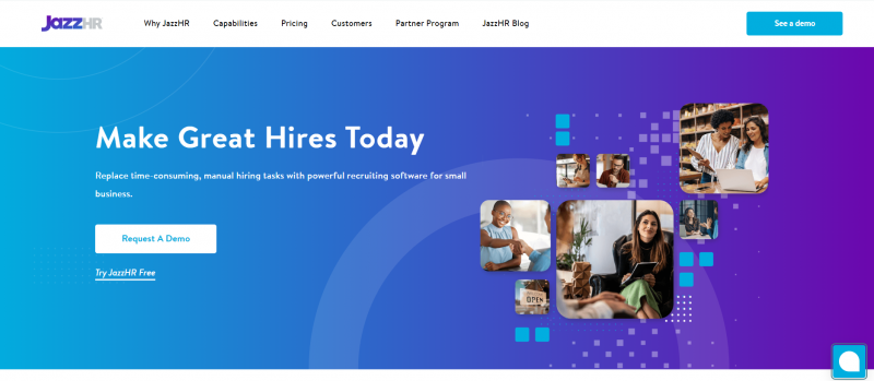 JazzHR Home Page