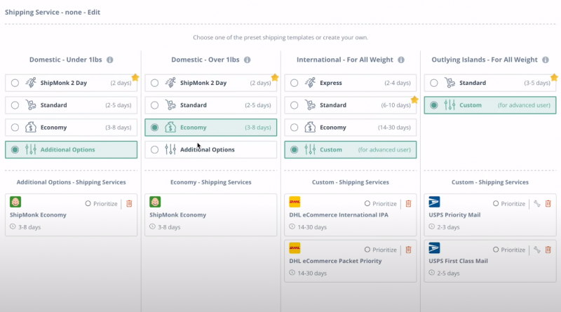 ShipMonk Shipping Service