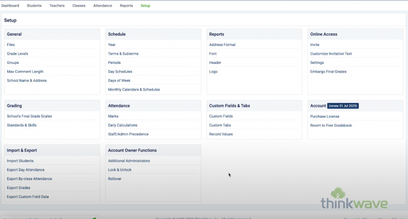 ThinkWave Setup Guide