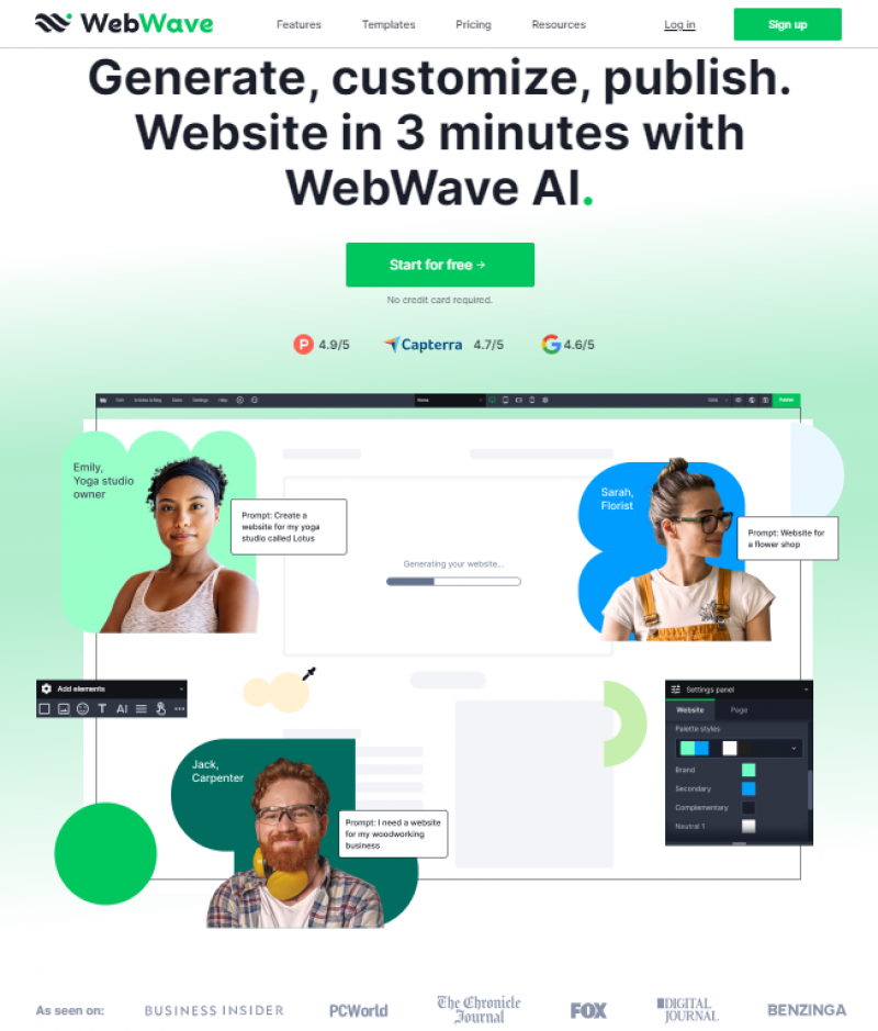 WebWave Home Page